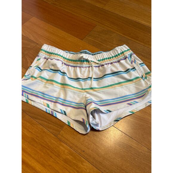 Oneill Ladie's Striped Short Hyperfreak Shorts - Picture 1 of 6